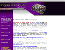 Tablet Screenshot of drumsoundz.com